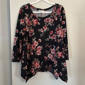 Green Envelope 1X women’s top